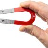 Alnico Horseshoe Magnet Magnet Expert 75x39x8mm Red U‑Shape 1kg Pull-3