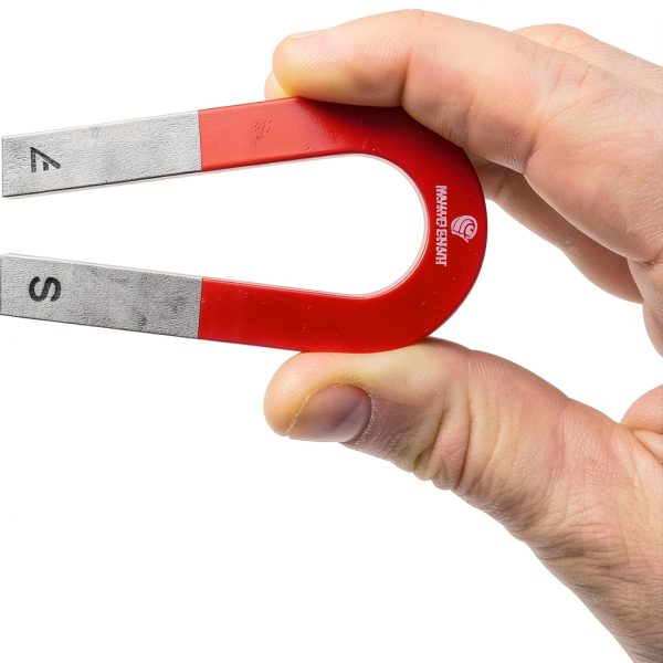 Alnico Horseshoe Magnet Magnet Expert 75x39x8mm Red U‑Shape 1kg Pull-3