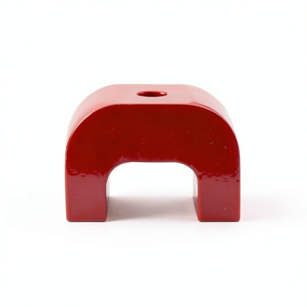 Red Cast Alnico 5 Bridge Magnet Keeper Magnet Source 1.18in Wide-1