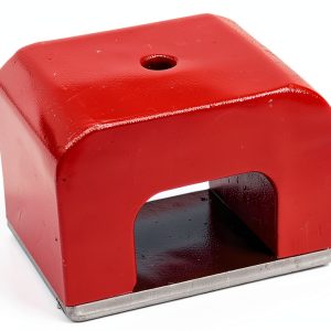 Strong Horseshoe Alnico Magnet by Liftsun Red U Shape 1.75" 30lb Pull-0
