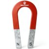 Alnico Horseshoe Magnet Magnet Expert 75x39x8mm Red U‑Shape 1kg Pull-1