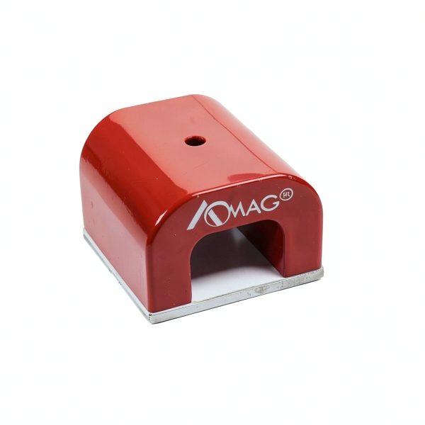 Strong Red Alnico Horseshoe Magnet, 77 Lbs Horseshoe Power Alnico Magnets with Keeper, 2.38" Wide x1.57 High x 2.44" Length Heavy-Duty Alnico Powerful U Shaped Magnet-5