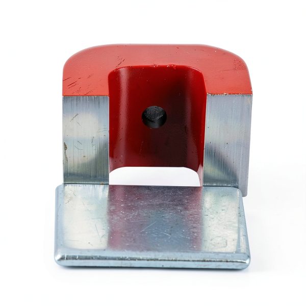 Red Cast Horseshoe Magnet by CZMAG 25lb Alnico U Shaped with Keeper-5
