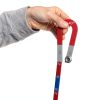 AOMAG Large 4 Inch Red Silver Horseshoe Alnico Magnet with Keeper-3