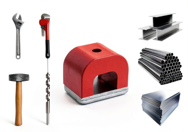 Red Cast Alnico 5 Bridge Magnet MasterMag 22lb Pull-9