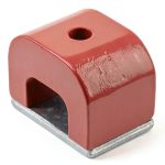 Red Cast Alnico 5 Bridge Magnet Keeper Magnet Source 1.18in Wide-0