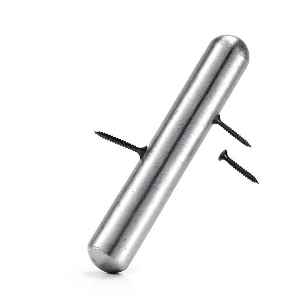 3 Pcs Cow Magnet Cylinder Cow Alnico Magnet Stud Finder 0.50" Diameter, 3" Length, Silver-4