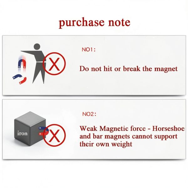 AOMAG Large 4 Inch Red Silver Horseshoe Alnico Magnet with Keeper-5