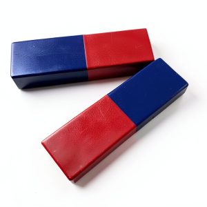 MPC080 Red & Blue Plastic Cover Bar Magnet United Scientific 80mm-0