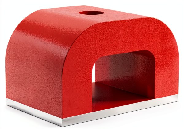 Red Cast Alnico 5 Bridge Magnet MasterMag 22lb Pull-5