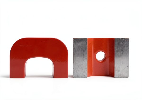 Red Cast Alnico 5 Bridge Magnet MasterMag 22lb Pull-8