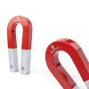 Alnico Horseshoe Magnet Magnet Expert 75x39x8mm Red U‑Shape 1kg Pull-4