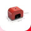 Horseshoe Power Alnico Magnet 18-Pound Pull Red Cast for Education-1