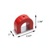 AOMAG Strong Red Alnico Horseshoe Magnet 40 lb Pull Power Tool Magnet-1