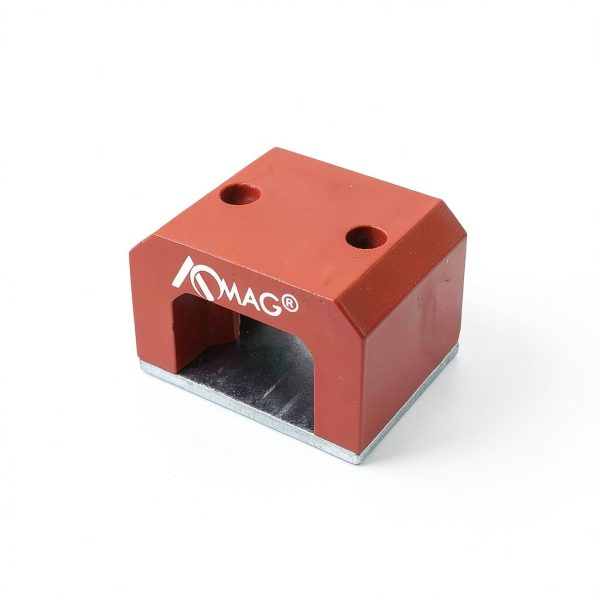 50 Lbs Red Cast Alnico Horseshoe Magnet with Keeper-Heavy Duty Horseshoe Power Alnico Magnets for Education, Science,Classroom,Home-1