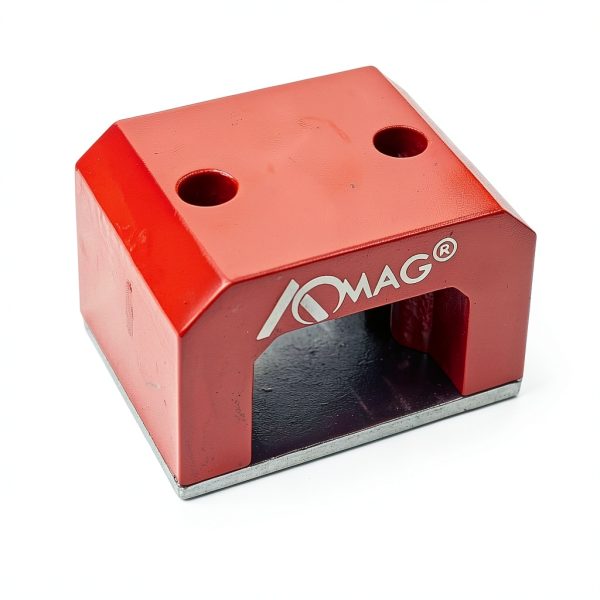 50 Lbs Red Cast Alnico Horseshoe Magnet with Keeper-Heavy Duty Horseshoe Power Alnico Magnets for Education, Science,Classroom,Home-0