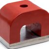 Master Magnetics 1.18 in. Alnico Horseshoe Magnet 13 lb. Pull 5.5 MGOe Red 1 pc.-0