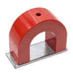 AOMAG Strong Red Alnico Horseshoe Magnet 40 lb Pull Power Tool Magnet-0