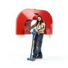 Horseshoe Alnico U Shaped Magnet, 30 lb Pull, Red, Rectangular, Utility Magnet(1 Pcs)-2