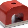 Master Magnetics 1.18 in. Alnico Horseshoe Magnet 13 lb. Pull 5.5 MGOe Red 1 pc.-2