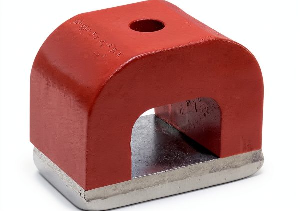 Master Magnetics 1.18 in. Alnico Horseshoe Magnet 13 lb. Pull 5.5 MGOe Red 1 pc.-2