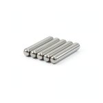 AlNiCo5 Cow Magnets 1/2" x 3" - 5 Pack, Silver Heavy Duty Cylinder-0
